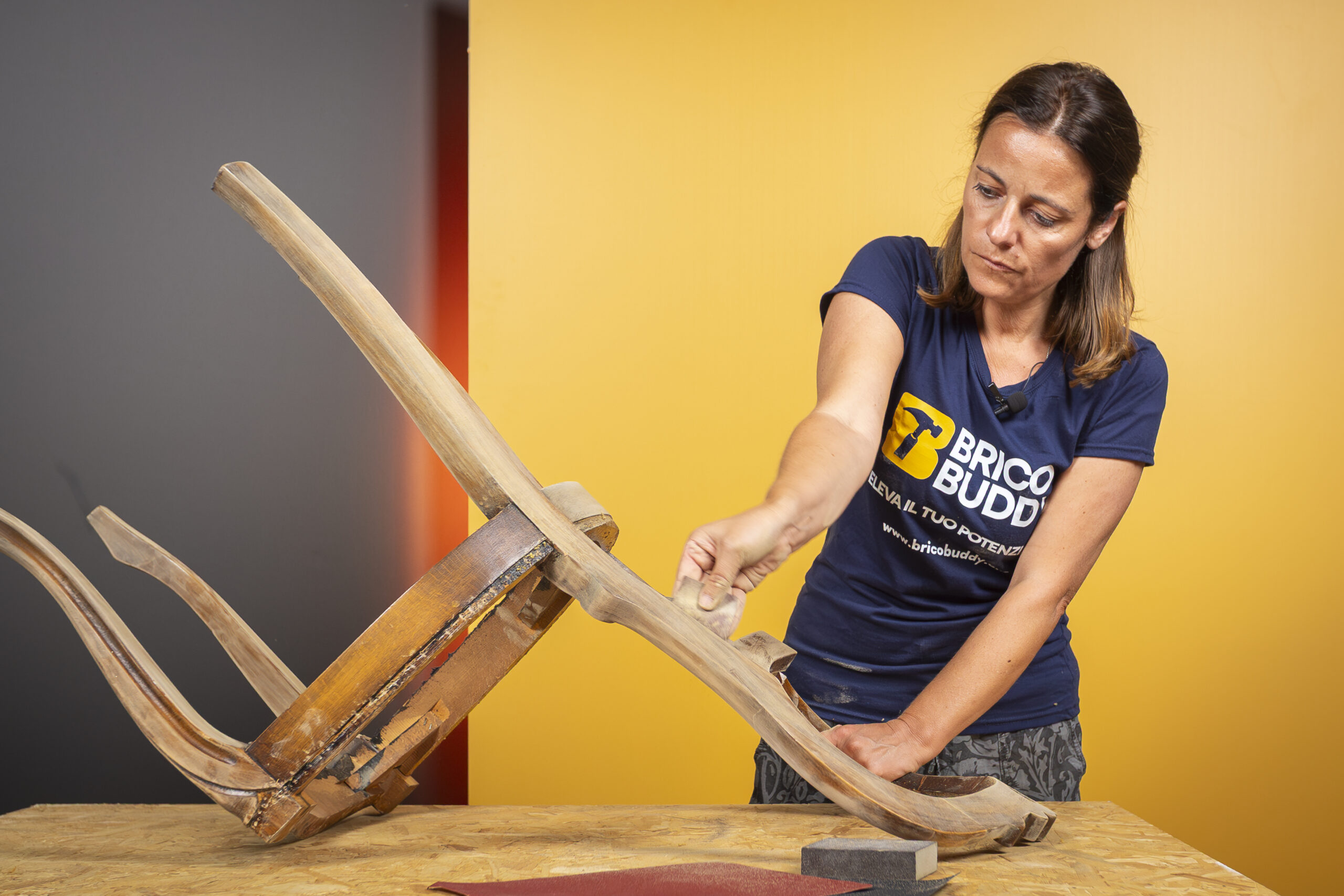 Corso di restauro sedia con Maria Grazia